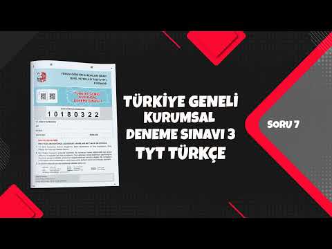 3D Türkiye Geneli- TYT Türkçe Soru Çözümleri B Kitapçı