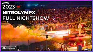 Live | 2023 Nitrolympx Full Nightshow - V8 Flames Burnouts Firework  Drag Racing Hockenheimring