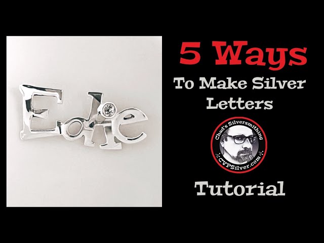 Making Letters: A Silversmithing Tip 