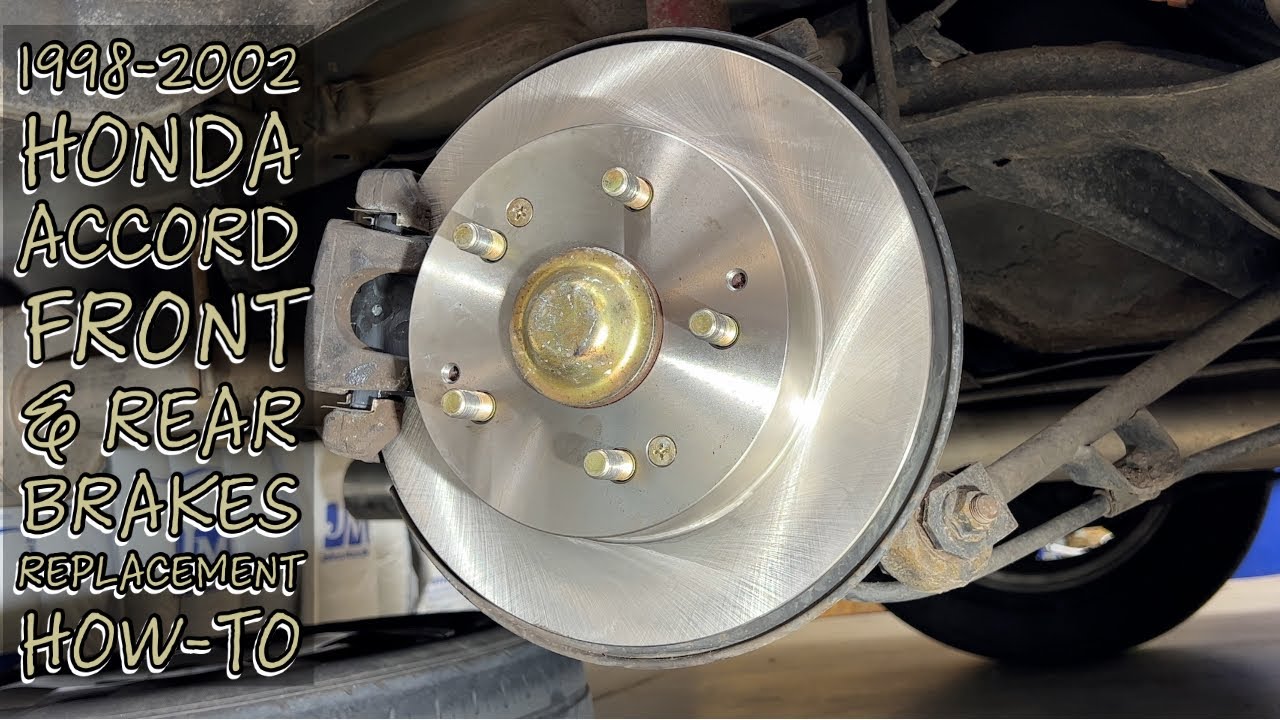 1998-2002 Honda Accord Front & Rear Brakes Replacement How-To - YouTube