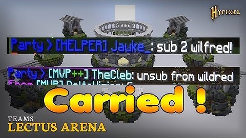 Getting carried by TheCleb and Jauke_ in bedwars! (castle)