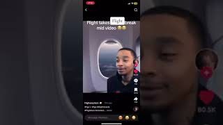 flight takes a   break mid video 😭😭😭