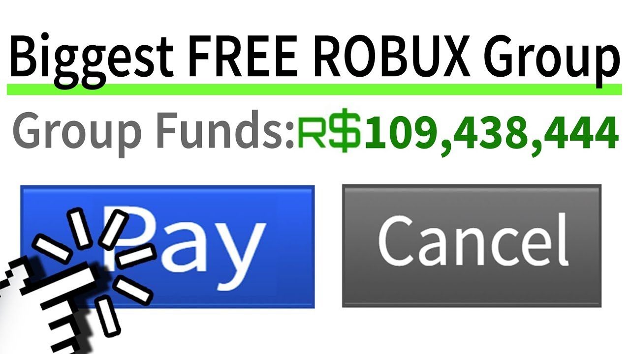 The Biggest Free Robux Group In Roblox Roblox Groups - groups on roblox that give you robux