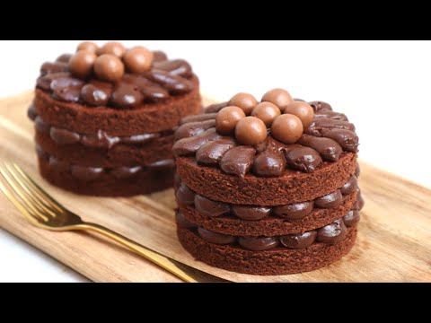 Chocolate mini cake recipe at home