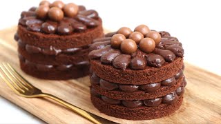 Chocolate mini cake recipe at home