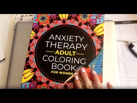 Anxiety Therapy Coloring Book For Women - Review by Best Life With Erin