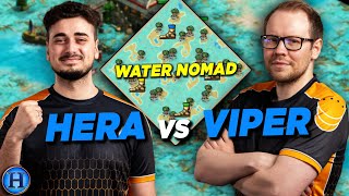 My First Ever Water Nomad Game \& Its vs Viper | AoE2