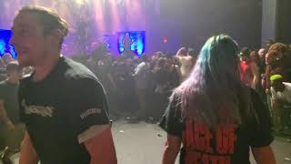Aborted - Necrotic Manifesto - Wall of Death and Intro - Live in Atlanta 2022