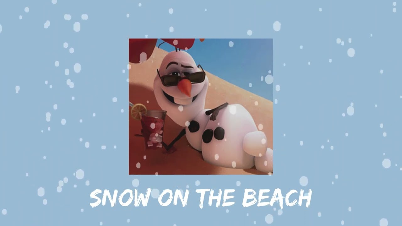 taylor swift ft. lana del rey - snow on the beach (sped up)