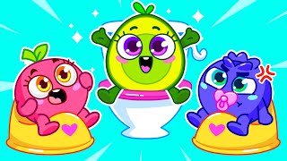 The Poo Poo Song 💩🧻 Potty Training Kids Cartoons and Nursery Rhymes with Baby Avocado
