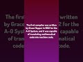 Daily Debug. / The first compiler was written by Grace Hopper in 19...