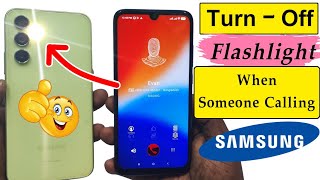 How to Turn Off Flashlight Notification in Samsung 2024