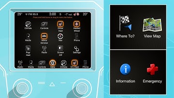 Chrysler Uconnect Technology Drag and Drop Menu