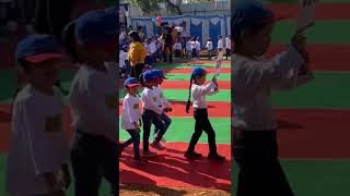 Left - right, kids in March fast , sports day #brightkid , Bangalore