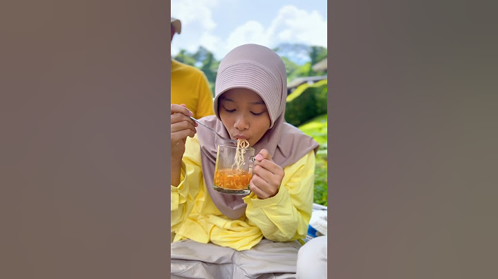 Disaat apa kamu enak makan mie gaes?? 😍 #arinagafamily