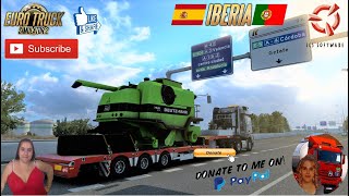 Euro Truck Simulator 2 (1.40) Nooteboom Trailers By Adver Delivery to Madrid Spain + DLC's & Mods screenshot 3