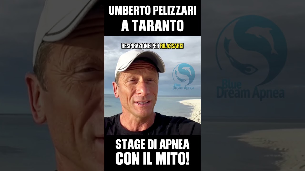 STAGE di APNEA con Umberto Pelizzari a Taranto! | Blue Dream Apnea #shorts