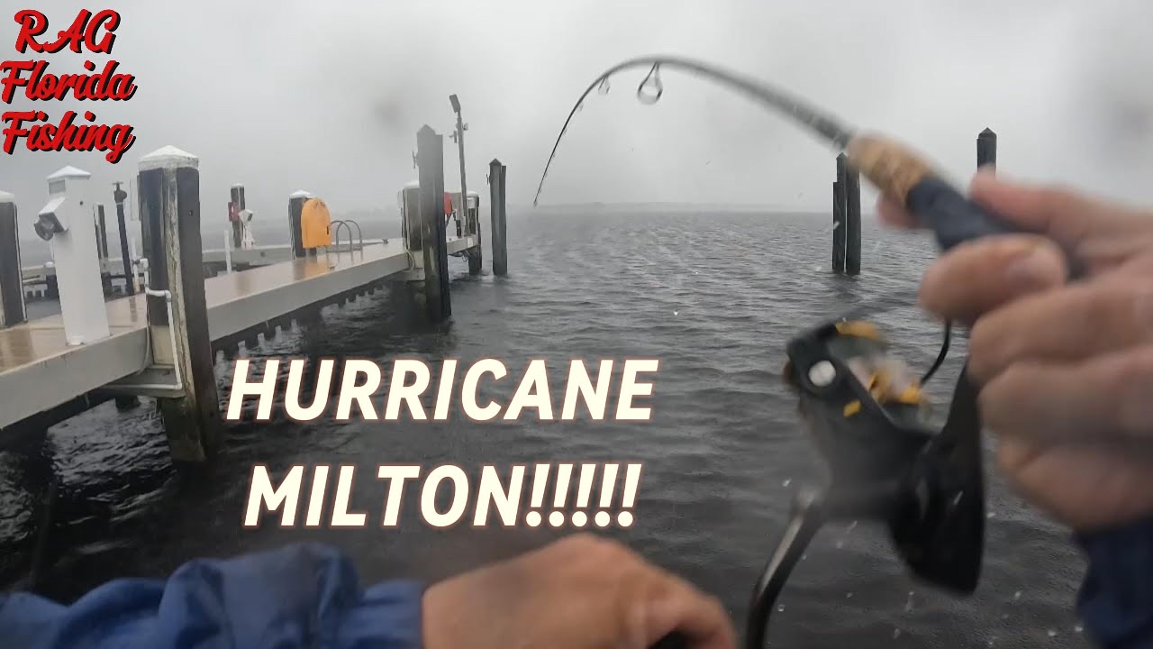 SNOOK FISHING During HURRICANE MILTON in a JON BOAT!!!!