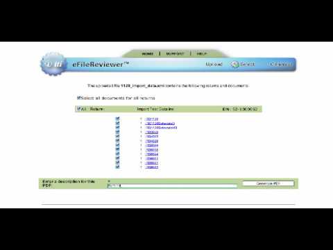 Tax Technologies, Inc. eFileReviewer Demo