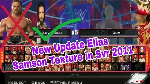 Import New Update Elias Samson Texture Replace Shawn Michaels {Svr 2011 PSP} JC.Modder