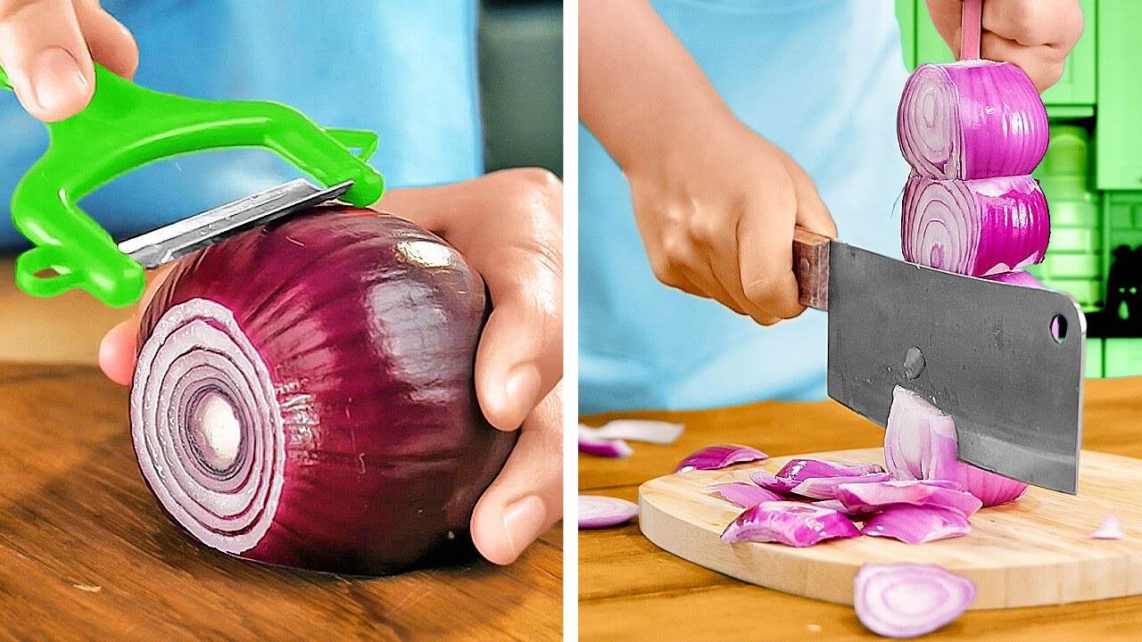 How To Peel And Cut Fruits And Vegetables