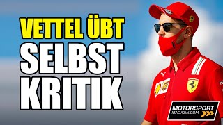 Vettel übt Selbstkritik nach Seuchensaison!