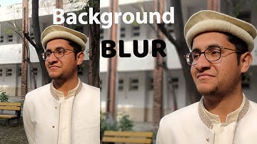 Photoshop background blur | (URDU) | DSLR CAMERA LIKE PICTURE WITH MOBILE PHONE TUTORIAL
