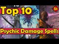 Top 10 Psychic Damage Spells in DnD 5e