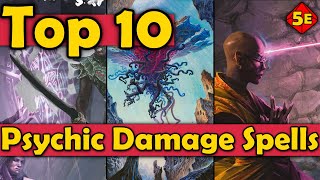 Top 10 Psychic Damage Spells in DnD 5e