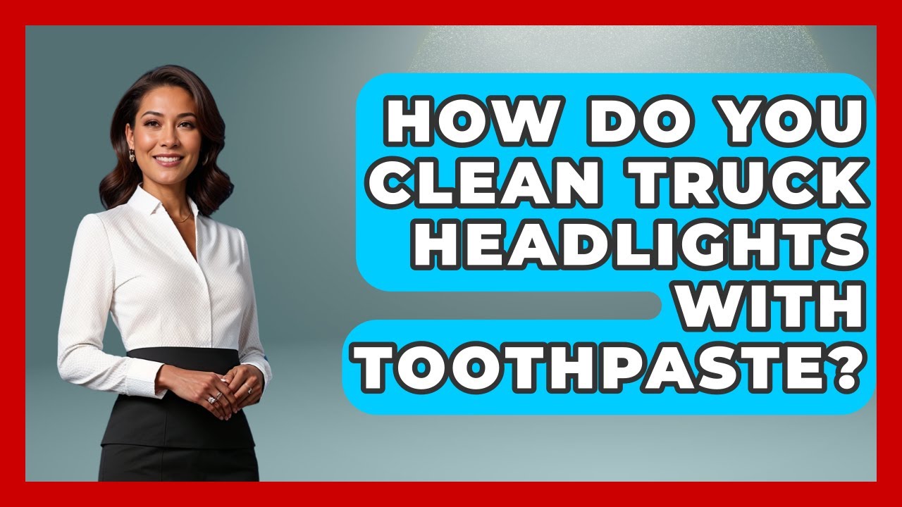 How Do You Clean Truck Headlights With Toothpaste? - Big Truck Lovers