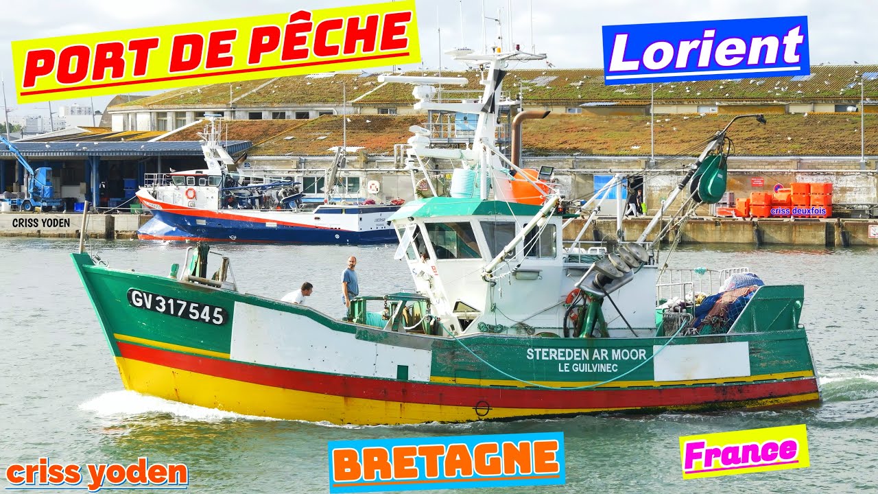 Bolincheurs ; Chalutiers ; Bateaux de Pêche ; Lorient Kéroman ; Morbihan ; Bretagne Sud ; France