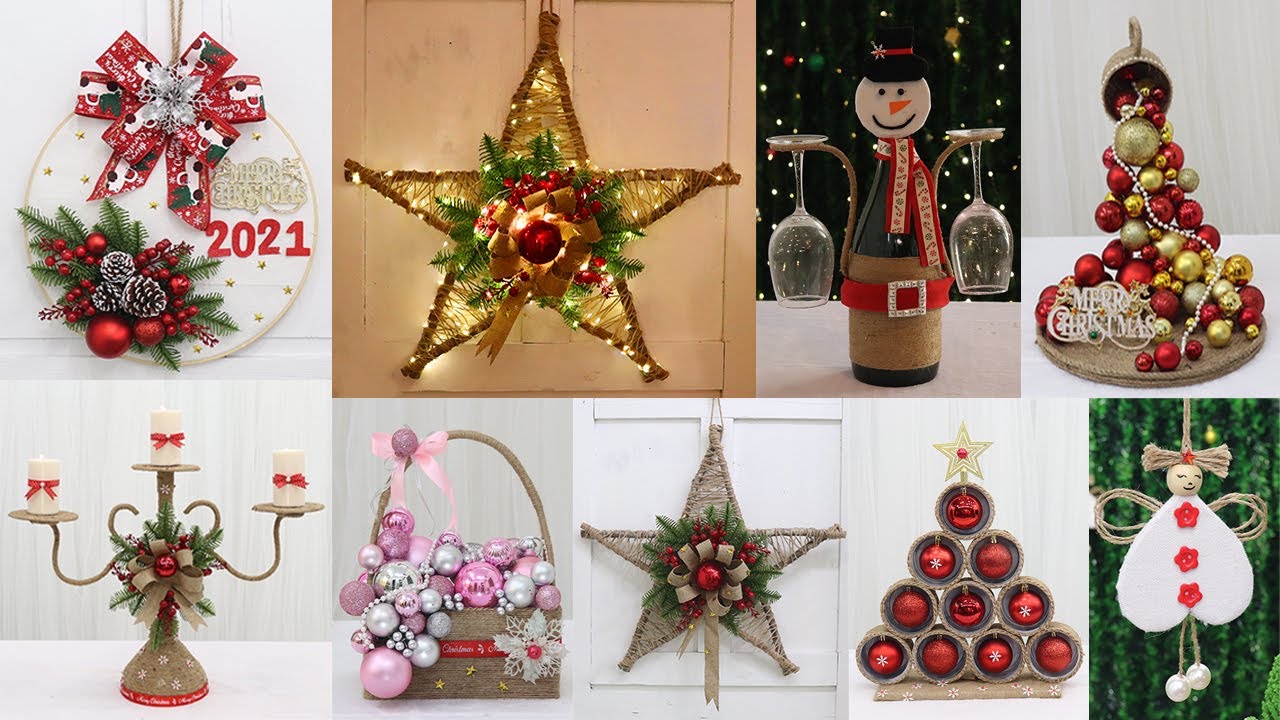 10 Jute craft Christmas decorations ideas, Christmas Decoration ...