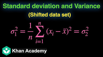 SD and Variance of a shifted data set | Statistics | Grade 11 | Math | Khan Academy