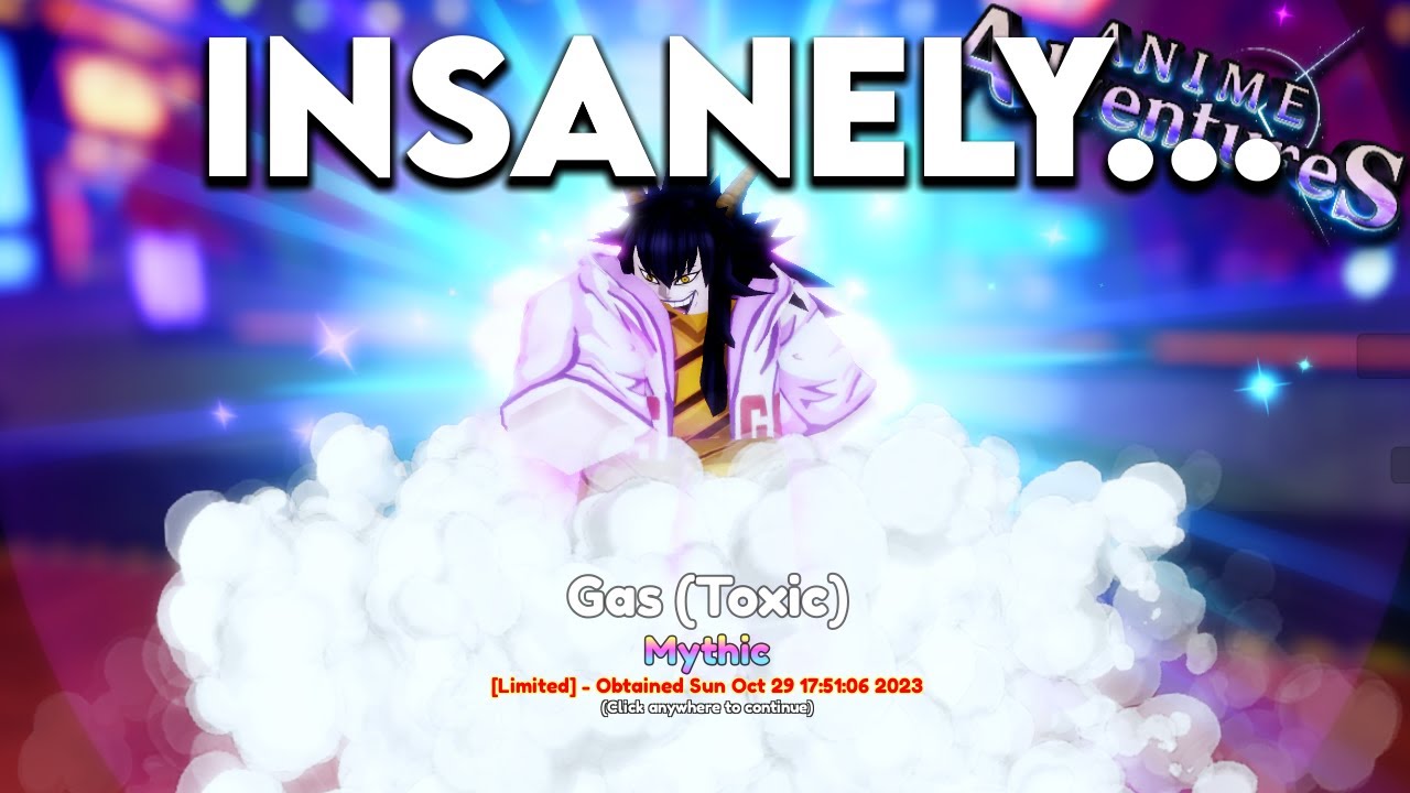 Showcasing New Evolved Limited Gas Toxic Is INSANELY In Anime