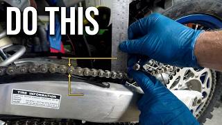 2026 Yamaha YZ250FX Chain Maintenance: Clean, Lube, Adjust Slack & Align Rear Axle | 12 Steps