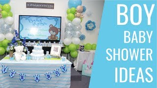 BOY BABY SHOWER IDEAS | NATHAN'S BABY SHOWER