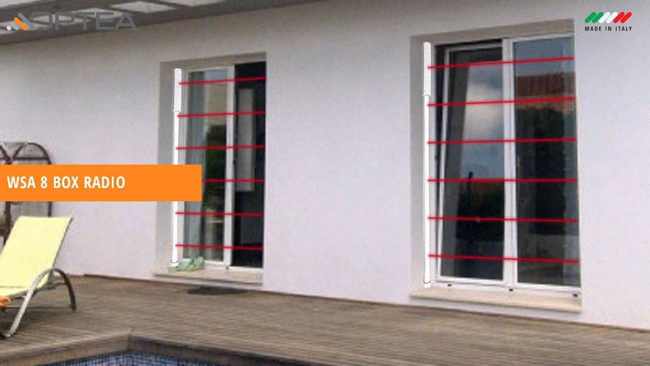 Sensori e barriere per protezioni perimetrali allinfrarosso attivo ... Prezzo allarme perimetrale esterno