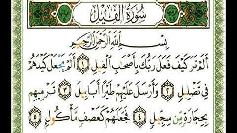 105   سورة الفيل   ناصر القطامي flv