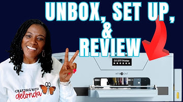 HTVRONT D1 DTF PRINTER: UITPAKKEN, INSTALLEREN EN EERSTE GEBRUIK #htvrontd1 #htvrontdtfprinter