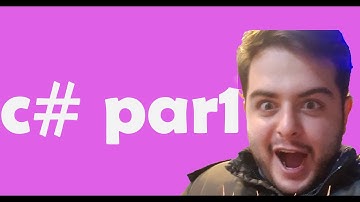 Learn c# part 1 آموزش برنامه نویسی سی شارپ   پارت 1