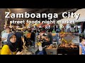 Zamboanga Street Food and Night Market Walking Tour | 4K HDR | Rizal Street Zamboanga City Walk