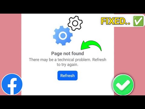 How To Fix.. Facebook page not found This menu isn't available There may be a technical  2026 Update