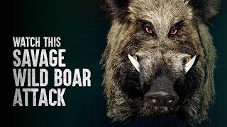 How To Survive This Scary Wild Boar Attack