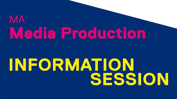 Media Production MA Information Session - Toronto Metropolitan University - Nov 2023