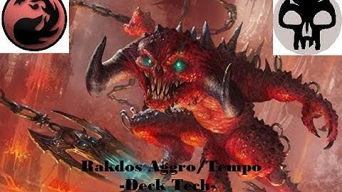 Rakdos Aggro/Tempo Deck Tech