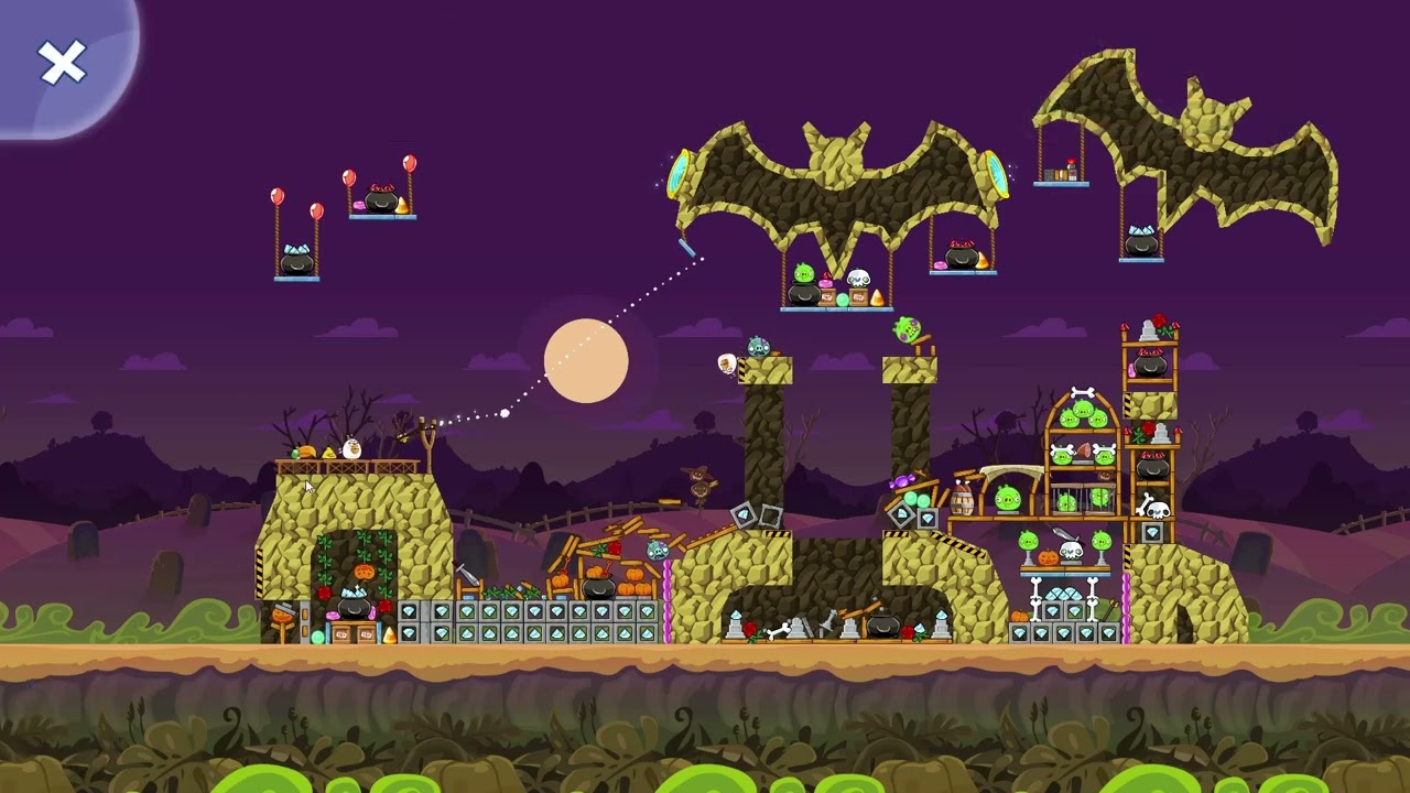 Турнир 2-го уровня Angry Birds Friends 1637, три звезды, без бонусов, прохождение 27.10.2025