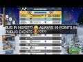 Secret BUG and glitch IN HCR2!!!? ALWAYS 10 POINTS IN PUBLIC EVENTS? (NO HACK) - HILL CLIMB RACING 2