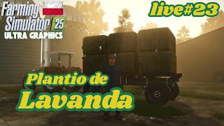 Farming Simulator 25 AO VIVO | Plantio de Lavanda | Live#23