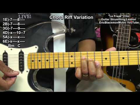 le-freak-chic-guitar-lesson---nile-rodgers-style-strumming-tutorial---ericblackmonguitar-hq-😎