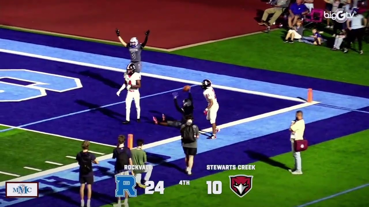 HIGHLIGHT |  Rockvale vs. Stewarts Creek | Jonathan Hamby to Arden Lewis TD